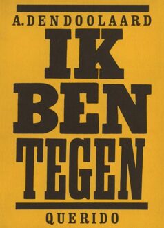 Querido Ik ben tegen - eBook A. den Doolaard (9021444283)