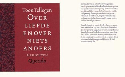 Querido Over liefde en over niets anders - eBook Toon Tellegen (9021449331)