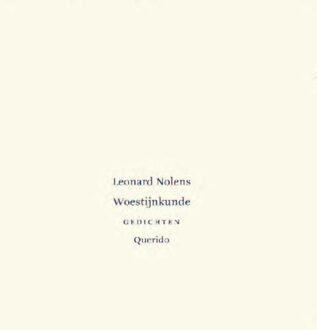 Querido Woestijnkunde - eBook Leonard Nolens (9021450666)