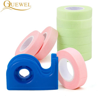 Quewel Grafted Eyelash Isolation Tape And Portable Tapes Cutter 2/4Pcs Non-woven Grafting Eyelashes Patches Breathable Tool