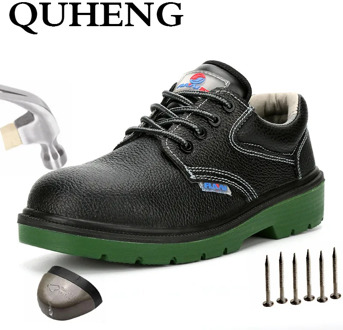 QUHENG 2020 Indestructible Men and Women Steel Toe Cap Work Safety Shoes Puncture-Proof Boots Construction Shoes Free Shipping