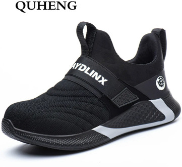 QUHENG Men's Outdoor Anti Slip Breathable Protective Work Shoes Lightweight Breathable Sneakers New Design Casual Free Shipping