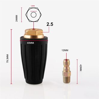 Quick Connect 360 Graden Roterende Turbine Nozzle Van Hogedrukreiniger Wassen Auto Tool Accessoires 025