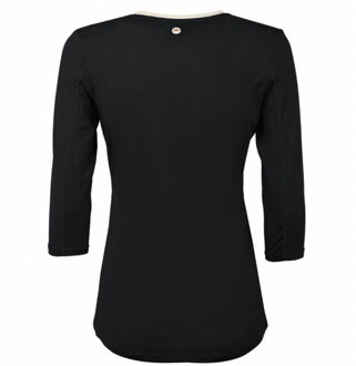 Quick Dames Tee Brush lsl Q Blue Graphite