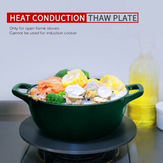 Quick Dooi Plaat Aluminium Quick Ontdooien Plaat Multifunctionele Ronde Quick Warmtegeleiding Plaat Thuis Keuken Quick Dooi Plaat 02