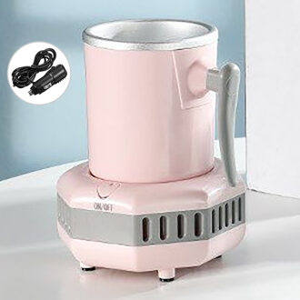 Quick-Koeling Cup Drinken Machine Outdoor Mini Desktop Auto Thuis Extreme Snelheid Koelkast Draagbare Instant Koeling Cup Roze