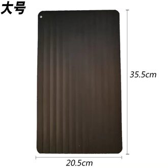 Quick Ontdooien Plaat Vers Vlees Zeevruchten Steak Bevroren Vlees Voedsel Melt Ice Plaat Keuken Accessoires Ontdooid Snijplank 35.5x20.5x0.2