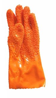 Quick Peeling Aardappel Schoonmaak Handschoenen Peel Groenten Fruit Huid Schrapen Schubben Clean Tool Huishoudelijke Handschoenen Accessorie oranje links