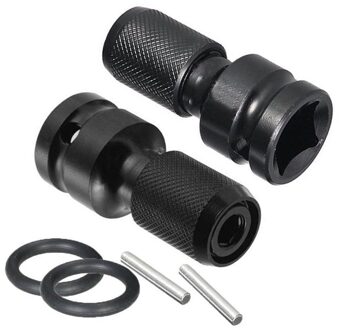 Quick-Release 1/2 "Vierkante Tot 1/4" Hex Socket Adapter Converter Chuck Adapter Voor Impact En Ratelsleutels 2 sets