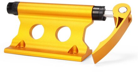 Quick Release Bicycle Block Front Fork Fixed Clip Bike Fork Mount Alloy Luggage Holder Rack for Truck Trailer Cycling Accessory geel