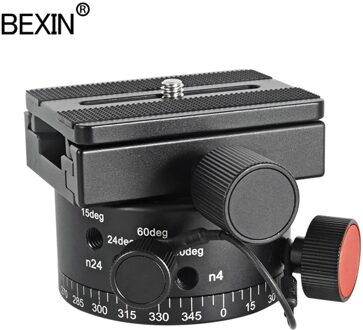 Quick Release Clamp Statief Hoofd Met Knooppunt Index Rotator Gat Panorama Panoramisch Hoofd Blind Spot Schieten Adapter Voor Camera