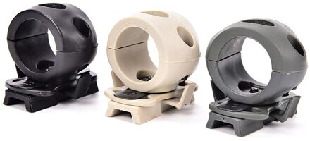 Quick Release Zaklamp Klem Houder Voor Snelle Helm Universal (Snelle, Mich, Ibh, enz. Met Rail Helm) 2.5Cm Diameter