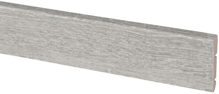 Quick-step Muurplint Hoge Plint - Ontario Donkergrijs Eiken - Mdf - 240cm - 10x60mm