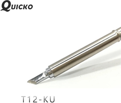 QUICK T12 Electronic Soldering Tips T12-KU Series Iron Solder Tip Welding Tools for FX907/9501 Handle T12 station