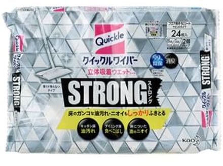 Quickle Strong Floor Cleaning Wet Sheet 12 pcs x 2 Refill