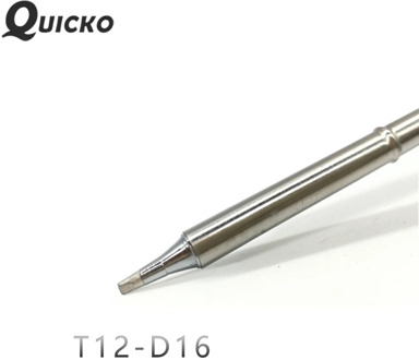 QUICKO T12-D16 Shape D series Solering iron tips welding tools for T12 Handle T12 Soldering station FX9501/951/952 Handle