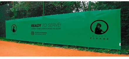 Quiet Please 12x2m Winddoek-Groen - nosize