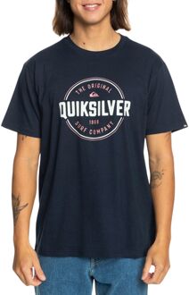 Quiksilver Circle Up Shirt Heren navy - roze - wit - M