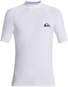 Quiksilver S/S Rashguard Surfshirt Heren wit - XXL