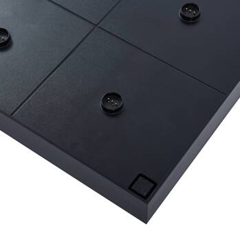 Quill laadstation, zwart, polycarbonaat, 6 lampjes