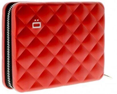 Quilted Passport Wallet - Rood