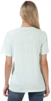 Quinn T-shirt voor dames in aqua - maat EU 42 / UK 14 Blauw