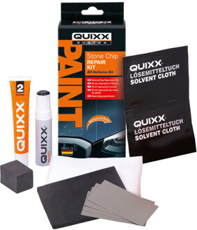 Quixx Stone Chip Repair Kit / Steenslagreparatieset - Zwart QX10255