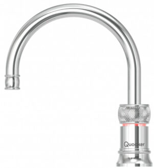 Quooker Classic Nordic Round Kokendwaterkraan Single Tap - Kindveilige Dubbeldruk - Chroom