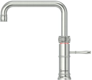 Quooker COMBI+ Classic Fusion Square RVS RVS Roestvrijstaal
