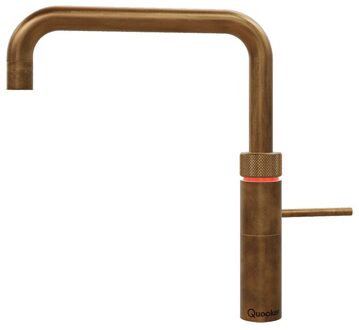 Quooker COMBI+ Fusion Square messing patina