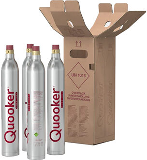 Quooker CUBE CO2 Cilinder voor Bruisend en Gefilterd Water - 4 Stuks
