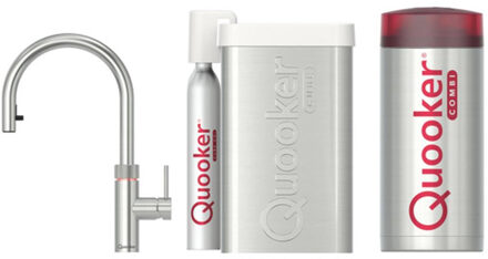 Quooker Cube Flex RVS met Combi Boiler