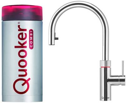 Quooker Flex Chroom Met Boiler Combi/Combi+ - Reservoir Combi 2.2-e Boiler Eqr