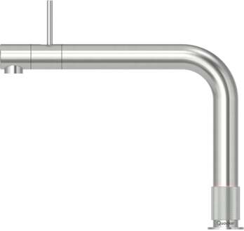 Quooker Front Keukenkraan - Kokend - Warm & Koud Water - Kindveilige Dubbeldruk - RVS
