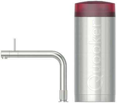 Quooker Front Keukenkraan Set - Kokend Warm- en Koud Water - RVS - Inclusief COMBI Reservoir