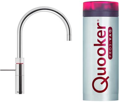Quooker Fusion Round Chroom met PRO3 VAQ Boiler