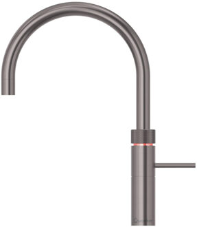 Quooker Fusion Round Keukenkraan - Kokend - Warm & Koud Water - Kindveilige Dubbeldruk - Gunmetal