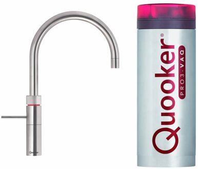 Quooker Fusion Round RVS met PRO3 VAQ Boiler