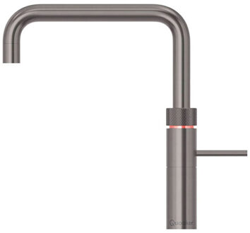 Quooker Fusion Square Keukenkraan - Kokend - Warm & Koud Water - Kindveilige Dubbeldruk - Gunmetal