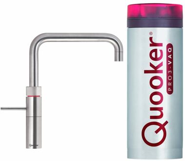 Quooker Fusion Square RVS met PRO3 VAQ Boiler