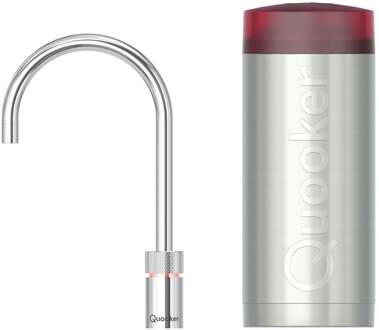 Quooker Nordic Round Kokendwaterkraan Single Tap Set - Kokend Water - Chroom - Inclusief COMBI+ Reservoir