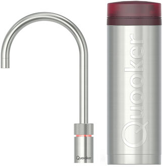 Quooker Nordic Round Kokendwaterkraan Single Tap Set - Kokend Water - RVS - Inclusief PRO3 Reservoir