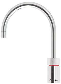 Quooker Nordic Round Single Tap Kokendwaterkraan met PRO3-VAQ Reservoir 3NRCHR, chroom