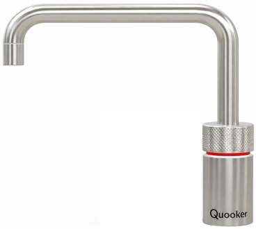 Quooker Nordic Square Kokendwaterkraan Single Tap - Kindveilige Dubbeldruk - RVS