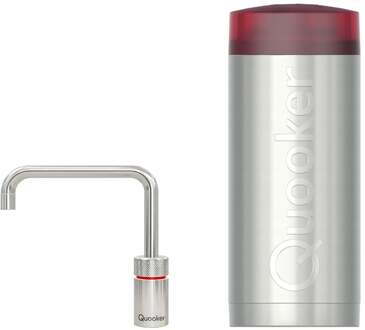 Quooker Nordic Square Kokendwaterkraan Single Tap Set - Kokend Water - Chroom - Inclusief COMBI Reservoir