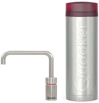 Quooker Nordic Square Kokendwaterkraan Single Tap Set - Kokend Water - RVS - Inclusief PRO3 Reservoir