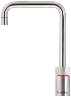 Quooker Nordic Square Single Tap Kokendwaterkraan met PRO3-VAQ Reservoir 3NSRVS, RVS