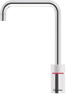 Quooker PRO3 Classic Nordic Square Chroom Kokendwaterkraan Zilver