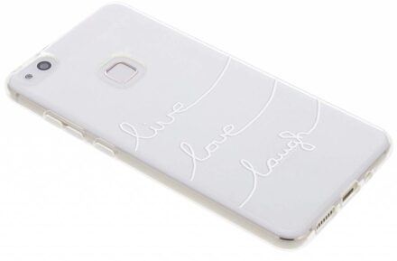 Quote Design Tpu Hoesje Voor De Huawei P10 Lite Transparant