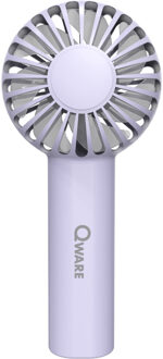 Qware Mini ventilator Deluxe - paars - 7 x 13 cm